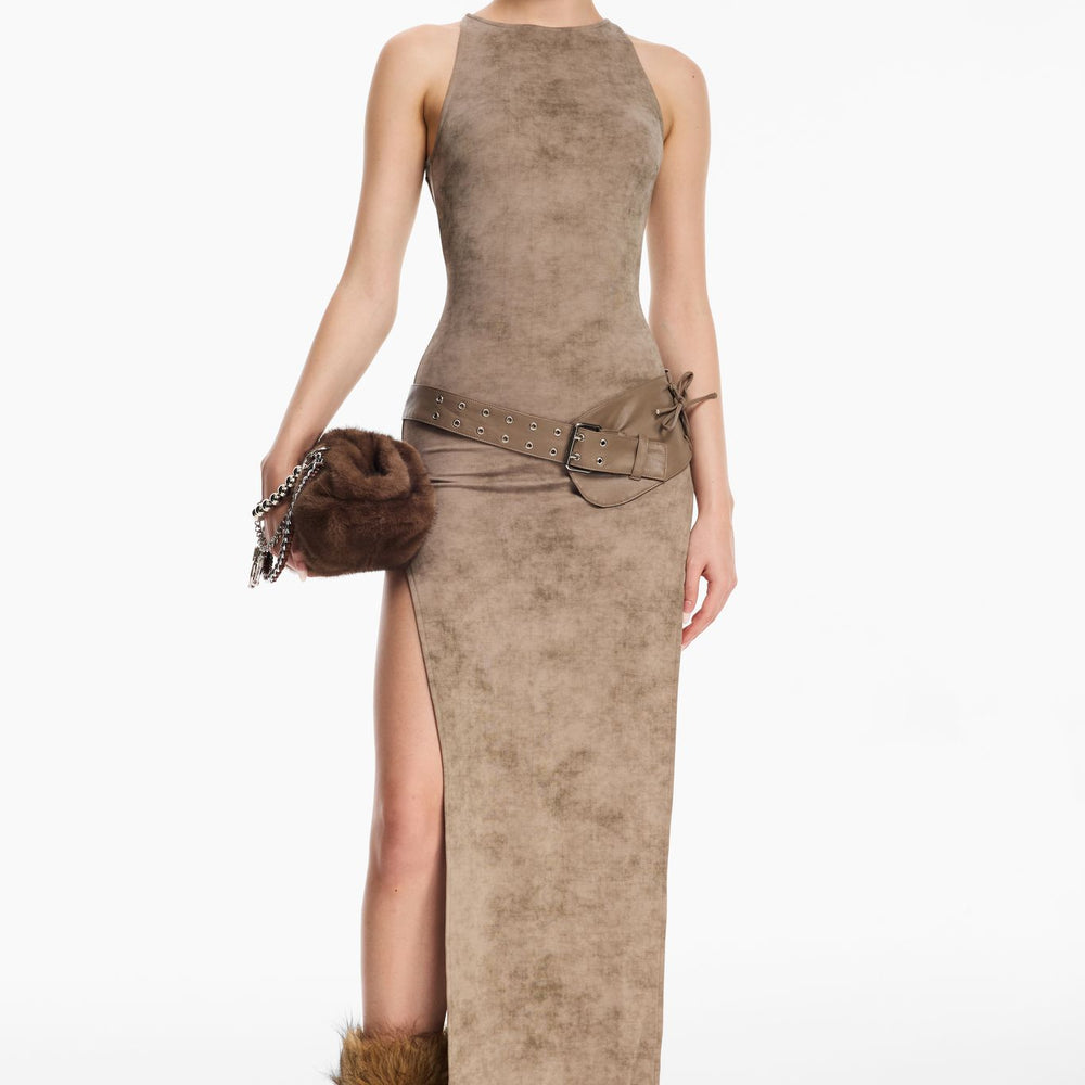Cortana Dress - Stone