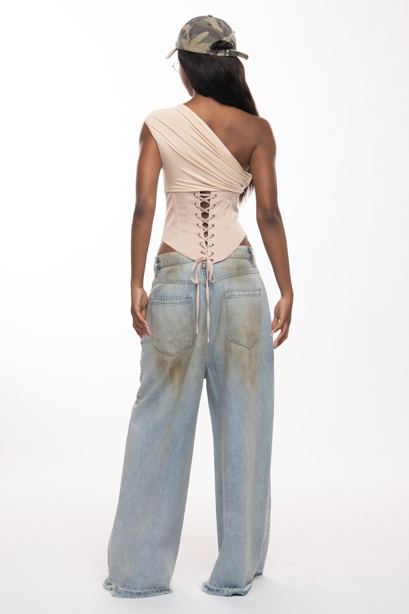 
                  
                    Valkyrie Corset Top - Beige
                  
                